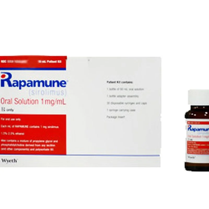 Упаковка препарата RAPAMUNE (Рапамун) 1 мг, 100 таблеток