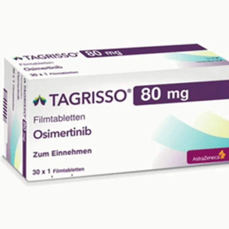 Упаковка препарата TAGRISSO 80 мг, 30 таблеток