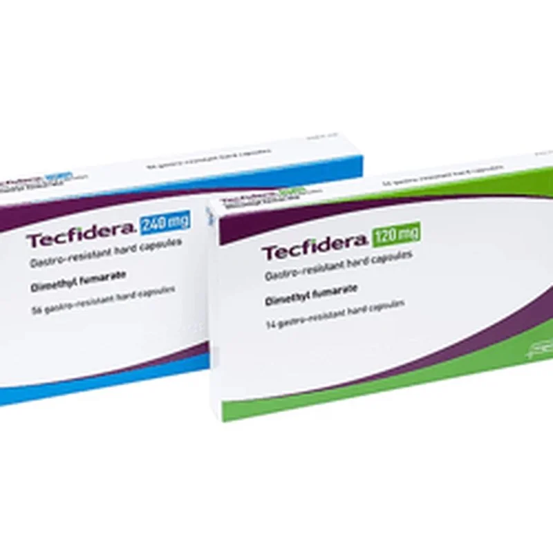 Упаковка препарата TECFIDERA 120 / 240 мг, 56 капсул