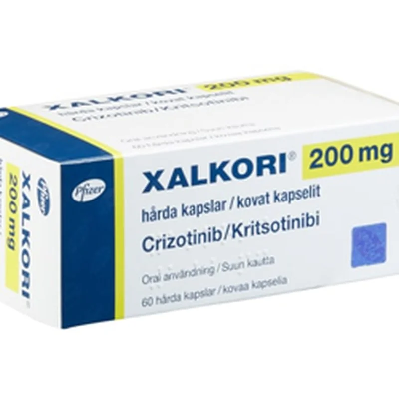 Упаковка препарата XALKORI 250 мг, 60 капсул