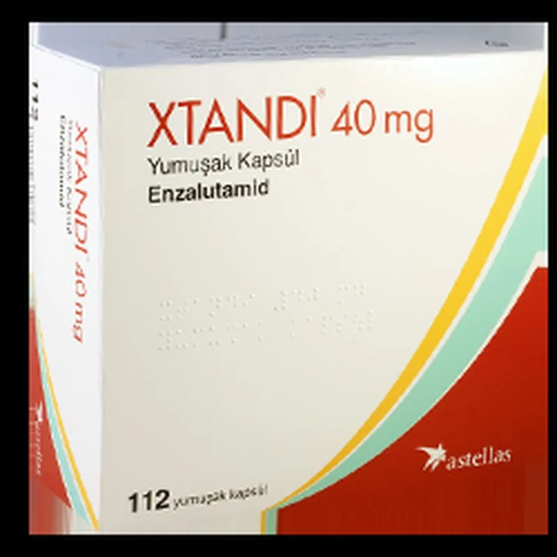 Упаковка препарата XTANDI 40 мг, 112 капсул